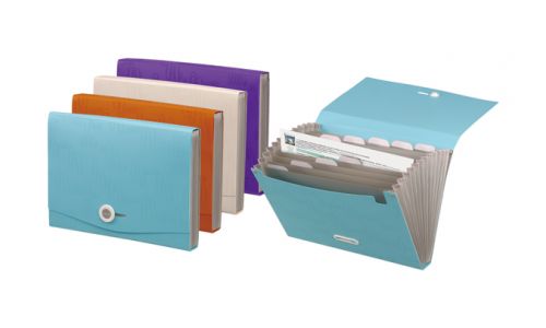 Foldermate Expanding file 13 Pocket A4 IClip - Al Masam Stationery LLC Main image