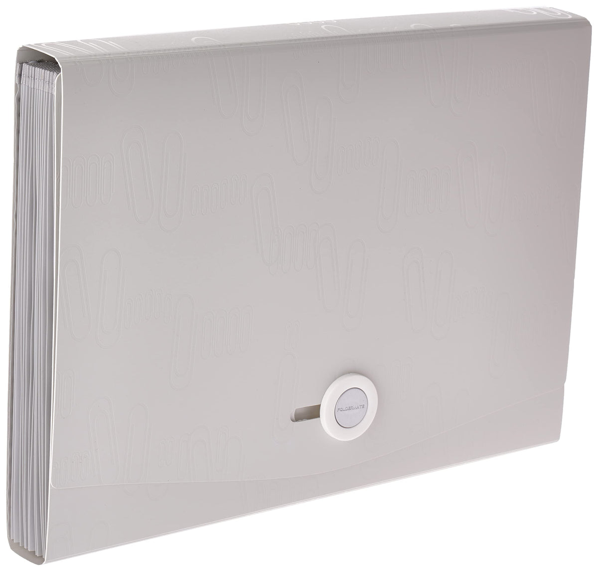 Foldermate Expending file 13pk A4, Iclip White - Al Masam Stationery LLC Main image