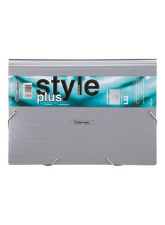 Foldermate Expanding File with Elastic Silver - Al Masam Stationery LLC Main image