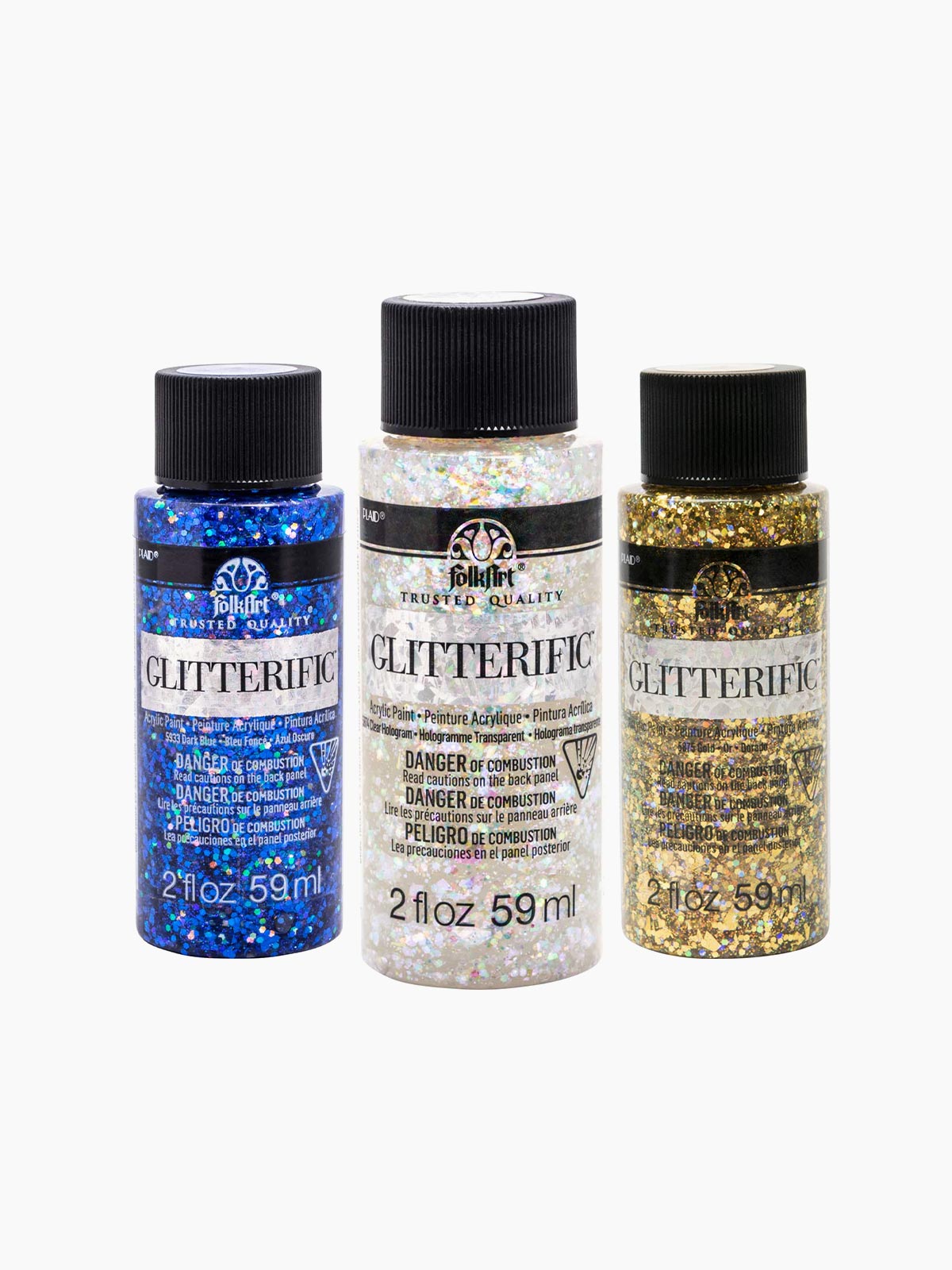 Folkart Glitterific Water Based Paints - Copper 59Ml - MSP 5878 - Al Masam Stationery LLC Main image