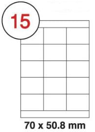 Formtec Label 1500/70x50mm #15 Box of 100 Sheets - Al Masam Stationery LLC Main image