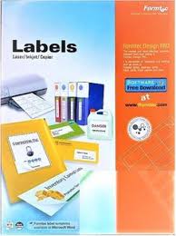 Formtec Label 200/70x52mm Blister Pack of 20 Sheets - Al Masam Stationery LLC Main image