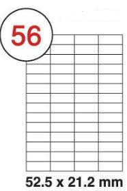 Formtec Label 5600/52.5x21.2mm #56 - Al Masam Stationery LLC Main image