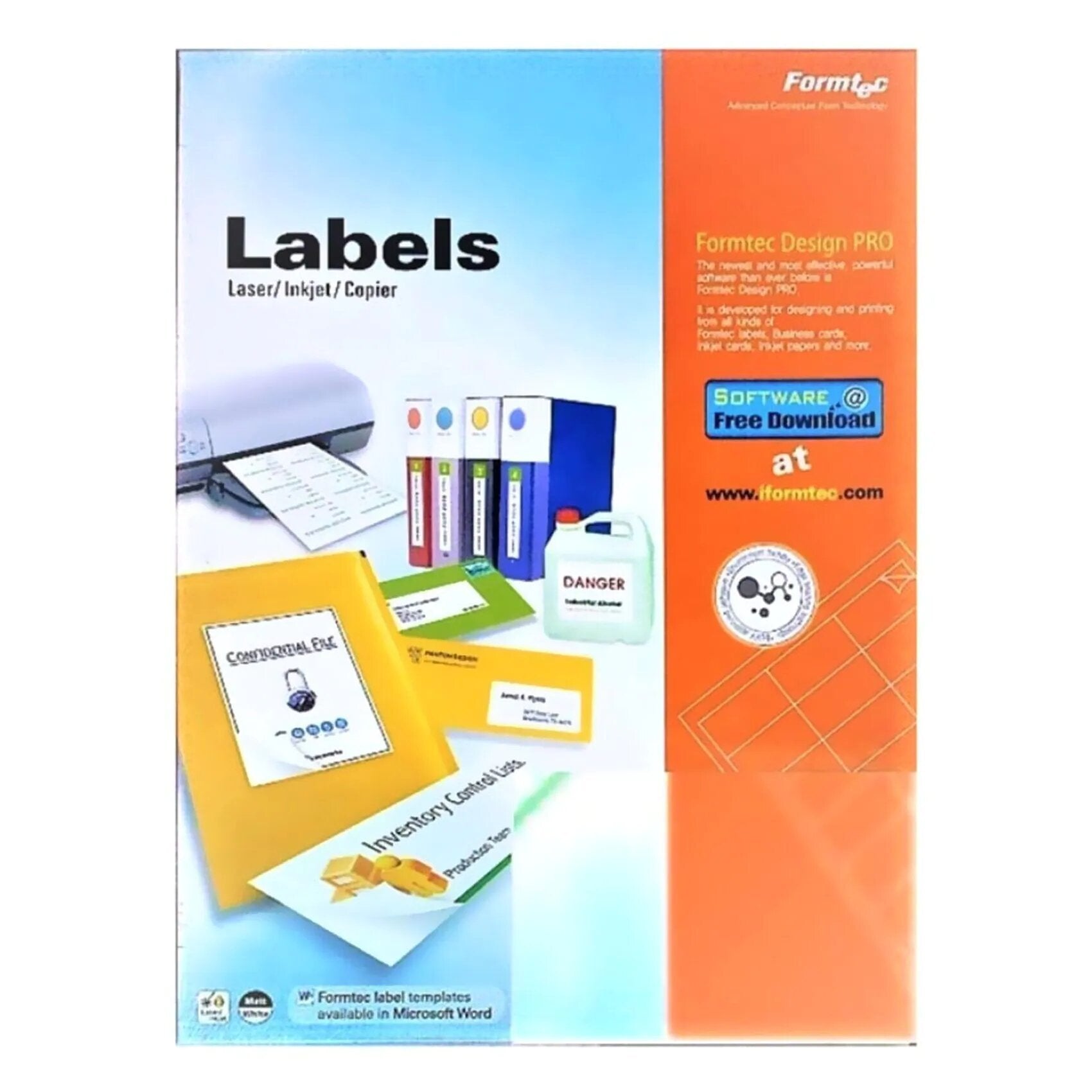 Formtec Label 1400/105x42mm #14 - Al Masam Stationery LLC Main image