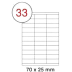 Formtec Label 3300/70x25mm #33 - Al Masam Stationery LLC