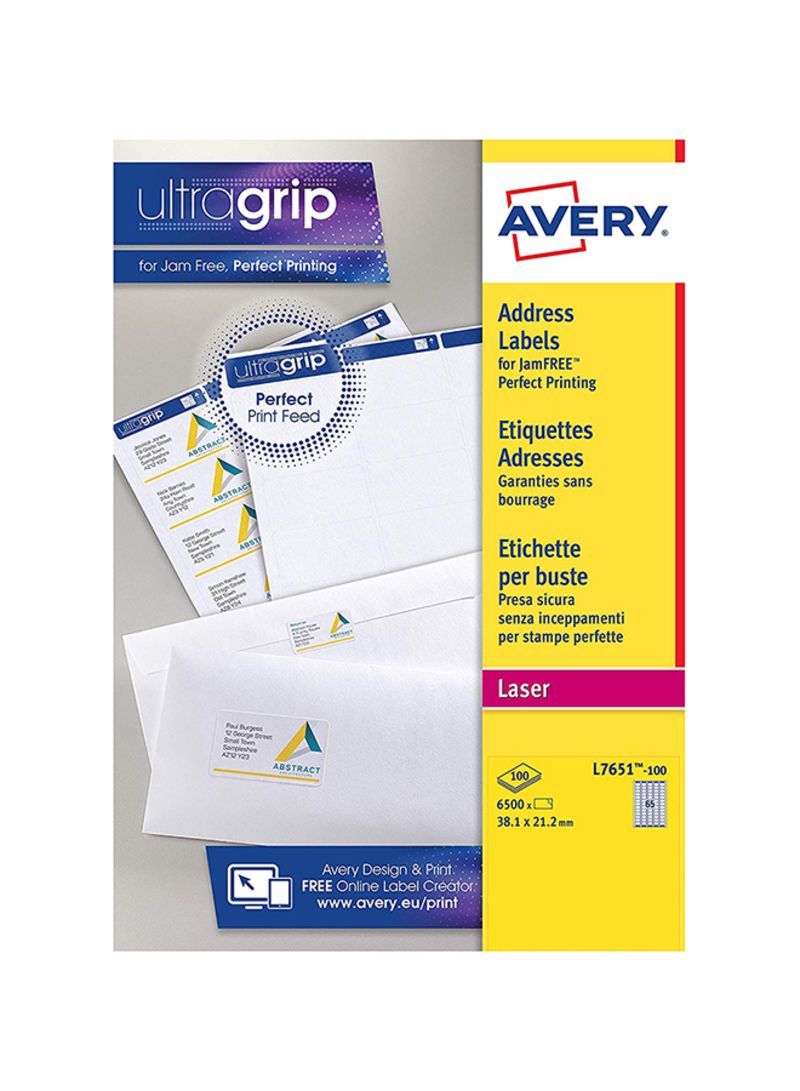 Formtec Label LAF Narrow 700/192x39mm - Al Masam Stationery LLC Main image