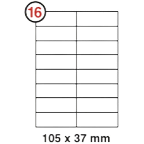 Formtec Label1600/105x37mm #16 Secondary image