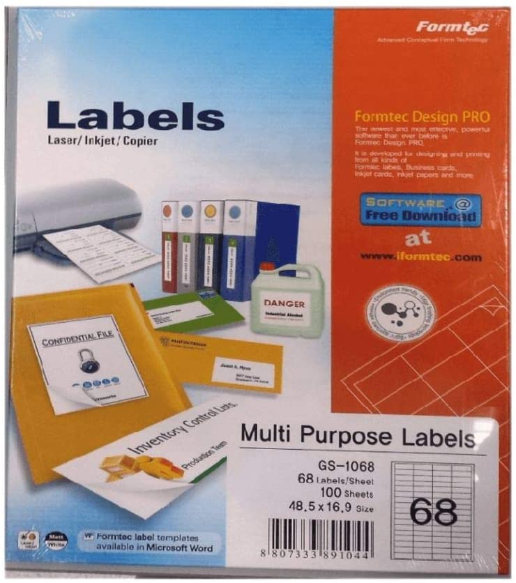 Formtec Label6800/48.5x16.9mm #68 Secondary image