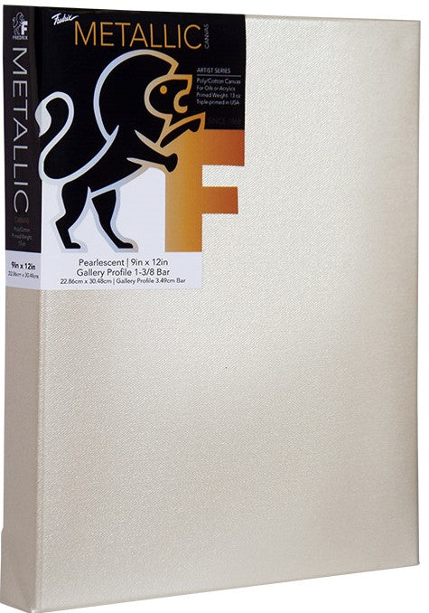 Fredrix TARA Pearlescent Stretched Canvas Gal Wrap 1-3/8"Bar (24x36)"or(60.96 x 91.44)cm - Al Masam Stationery LLC Main image