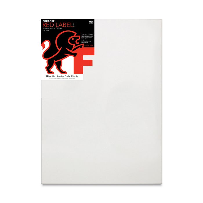 Fredrix TARA Stretched Canvas 3/4"Bar (20 x 30)"or (50.80 x 76.20)cm - Al Masam Stationery LLC Main image