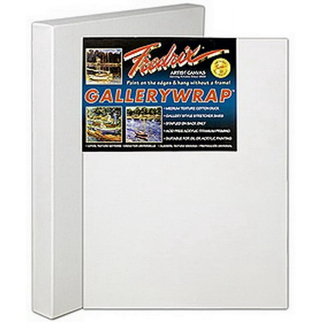 Fredrix TARA Stretched Canvas Gal Wrap 1-3/8"Bar (22 x 28)"or (55.88 x 71.12)cm - Al Masam Stationery LLC Main image