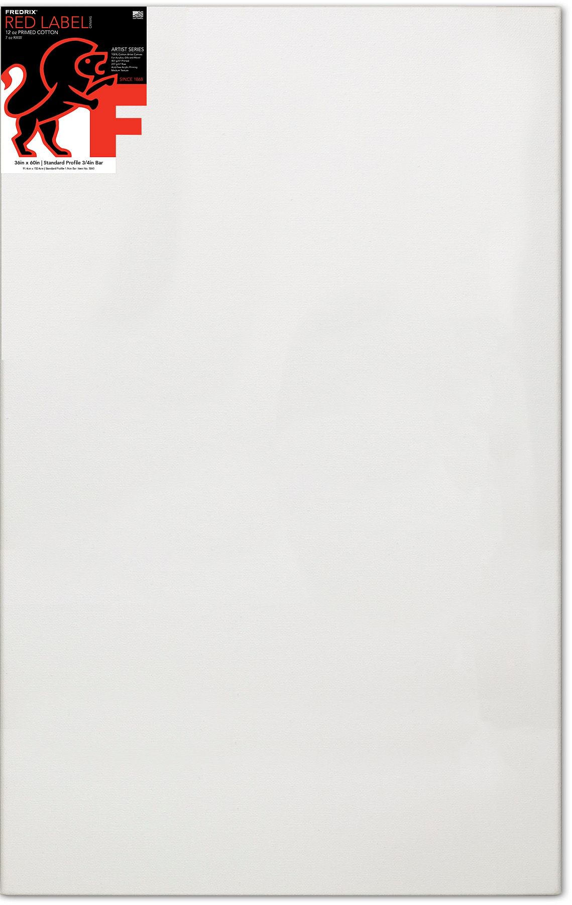 Fredrix TARA Stretched Canvas Gal Wrap 1-3/8"Bar (36 x 60)"or (91.44 x 152.40)cm - Al Masam Stationery LLC Main image