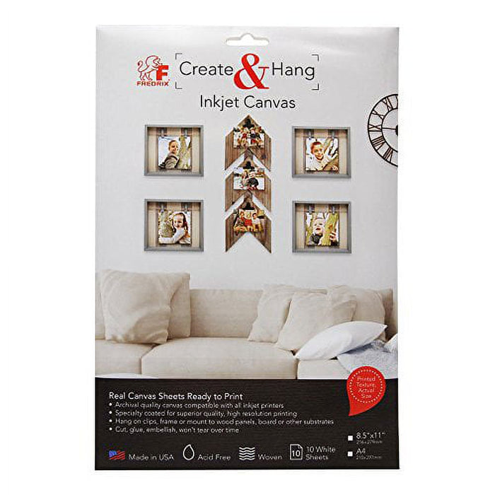 FREDRIX A4 Size Ink Jet Canvas (10 Sheets) - Al Masam Stationery LLC