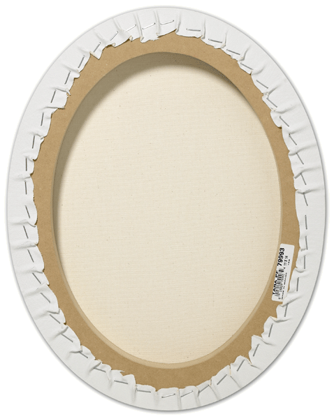 Fredrix TARA Oval Stretched Canvas (12 x 16)"or (30.48 x 40.64)cm - Al Masam Stationery LLC