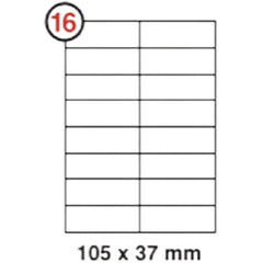 Formtec Label 1600/105x37mm #16 - Al Masam Stationery LLC