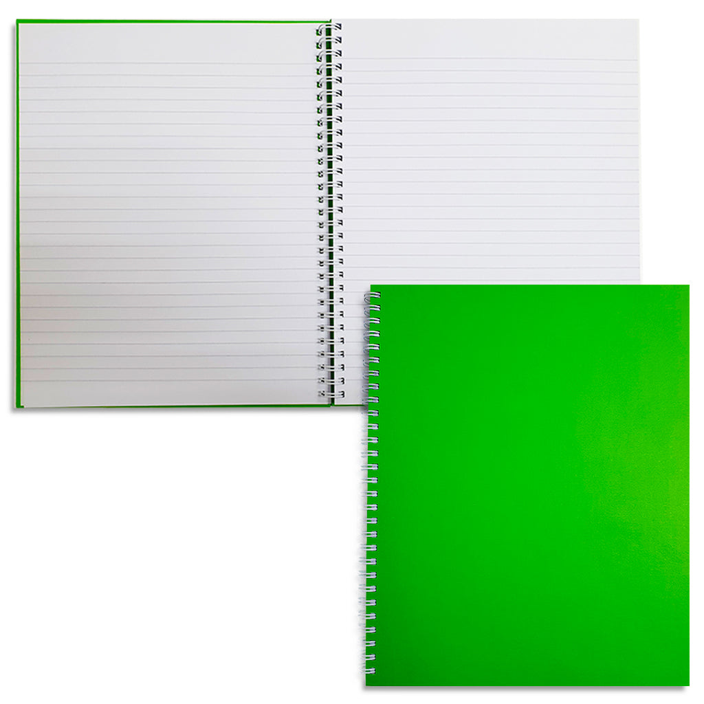 FIS® SPIRAL HARD COVER NOTEBK. 10X8, NEON ASST.,100SHEET - Al Masam Stationery LLC