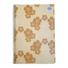 FIS® SPRIAL  SOFT COVER NOTEBOOK SINGLE LINE, A4, 80 SHEETS - Al Masam Stationery LLC