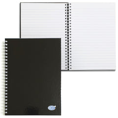 FIS®CLASSICO SPIRAL HARD COVER NOTEBOOK,A5, 100 SHEETS