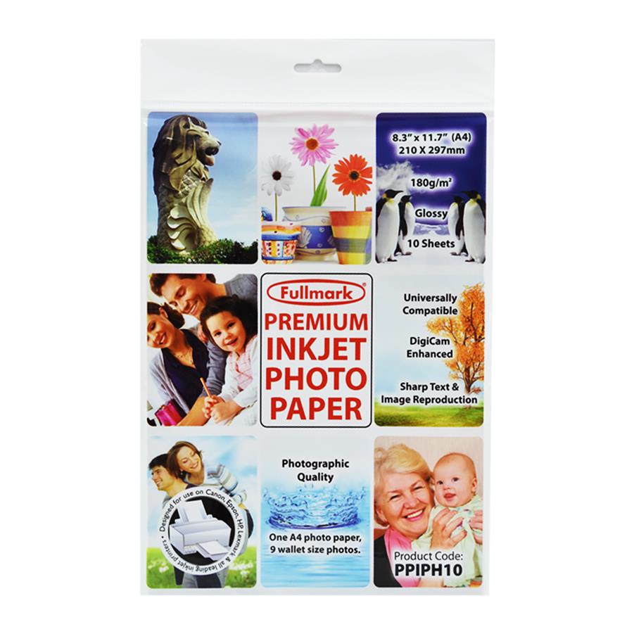 Photoglossy Paper Fullmark A4 180gsm - Al Masam Stationery LLC