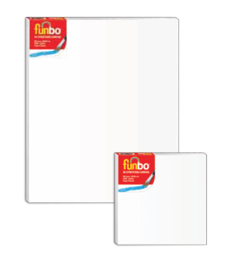 Funbo Stretched 3D canvas 380 gms 20X30 cm - Al Masam Stationery LLC Main image