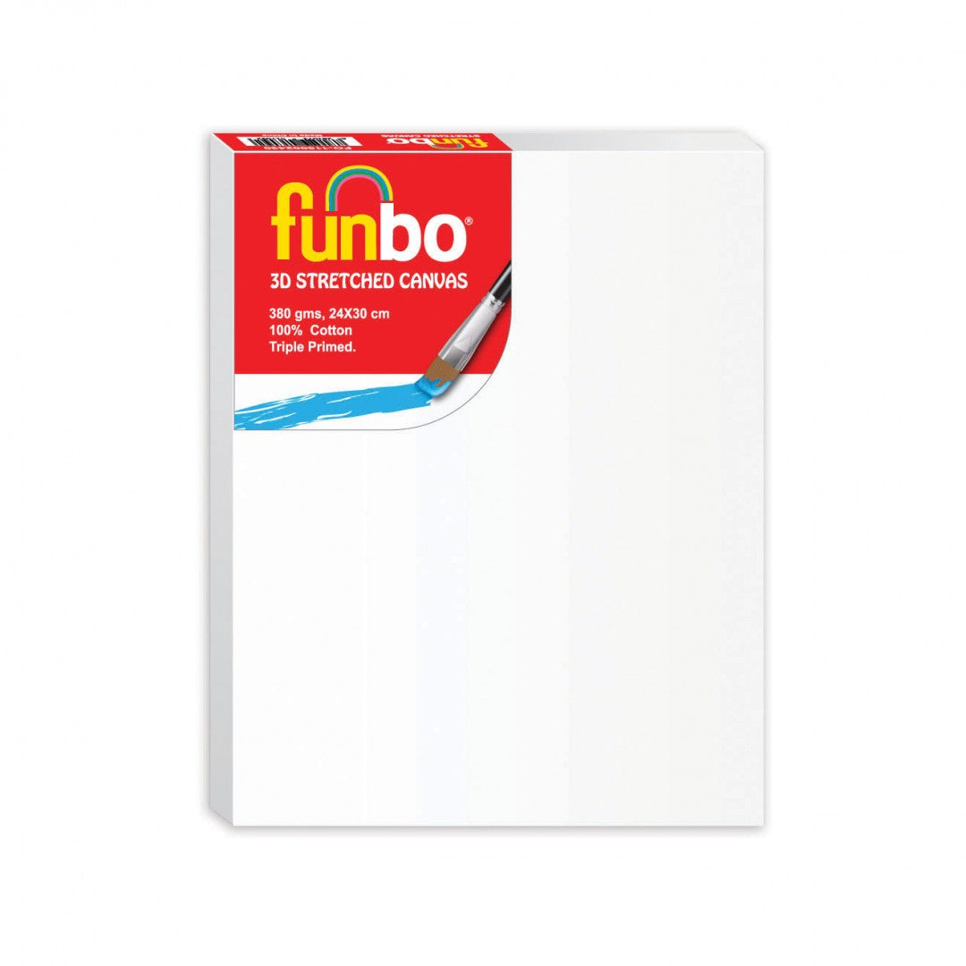 Funbo Stretched 3D canvas 380 gms 24X30 cm Secondary image
