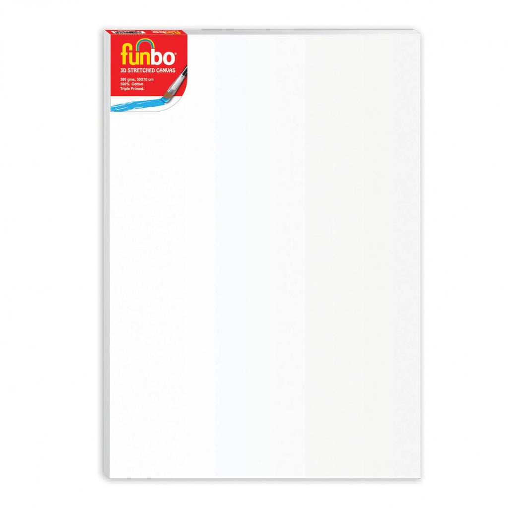 Funbo Stretched 3D canvas 380 gms 90X120 cm - Al Masam Stationery LLC