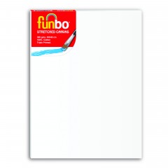 Funbo Stretched canvas 380 gms 30X40 cm - Al Masam Stationery LLC Main image