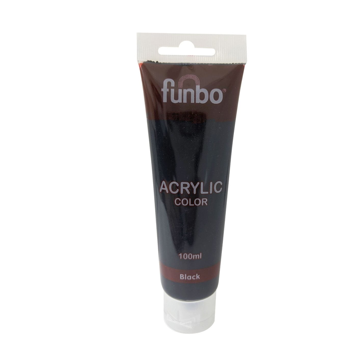 Funbo Acrylic Color Tube 100ml 51 Black - Al Masam Stationery LLC Main image