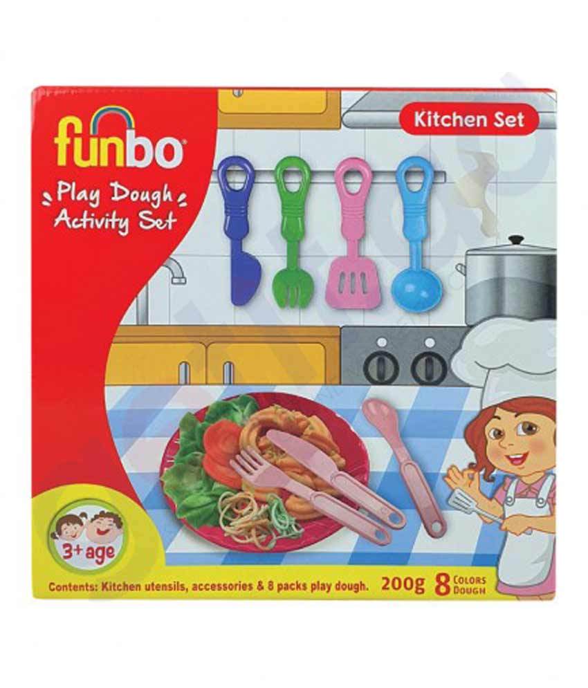 Funbo Activity Set Kitchen 200g With Mould - Al Masam Stationery LLC Main image