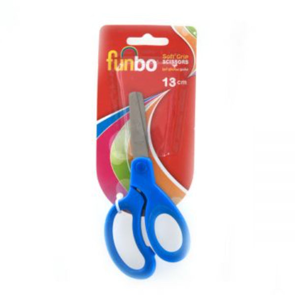 Funbo Scissor 13 Cm Soft Grip 24 Pcs Display Pack - Al Masam Stationery LLC Main image