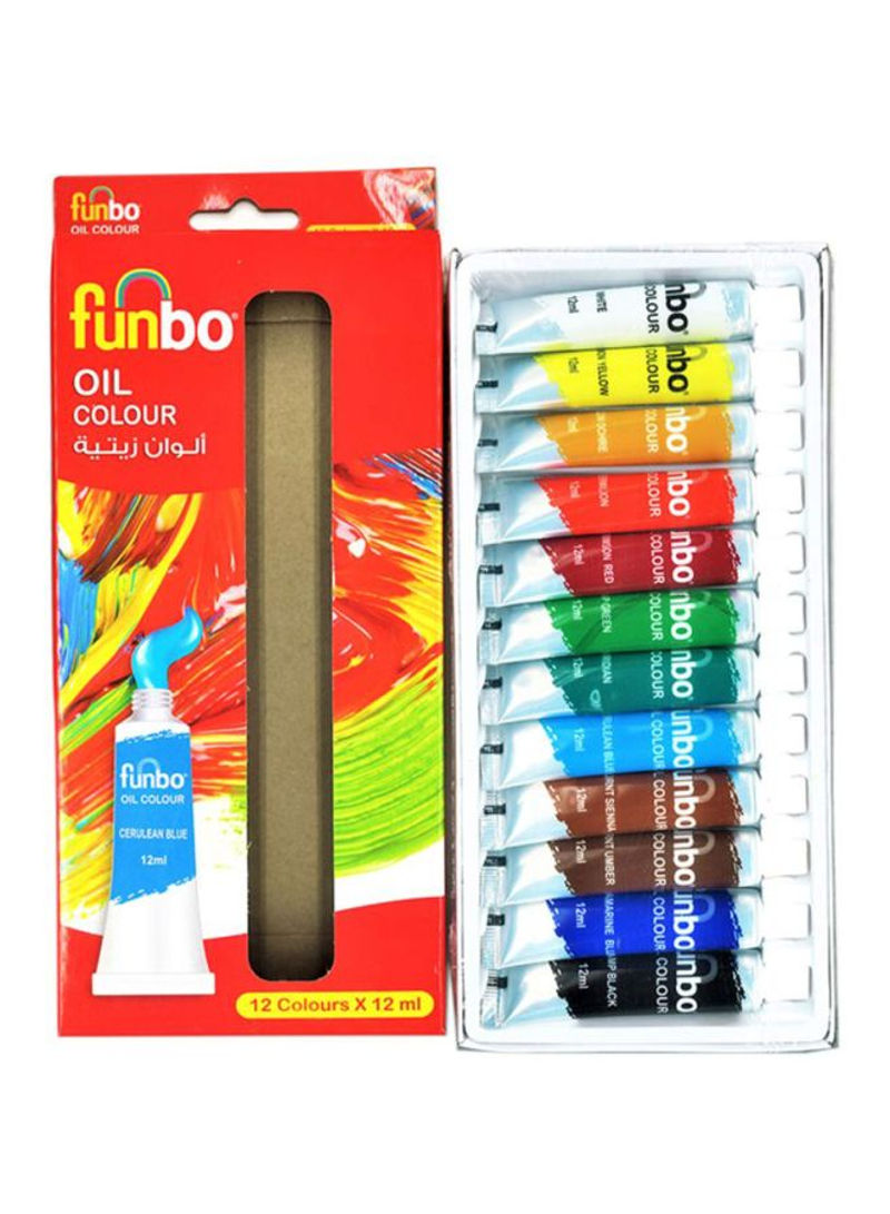 Funbo Oil Paint 12ml Tube - Al Masam Stationery LLC Main image