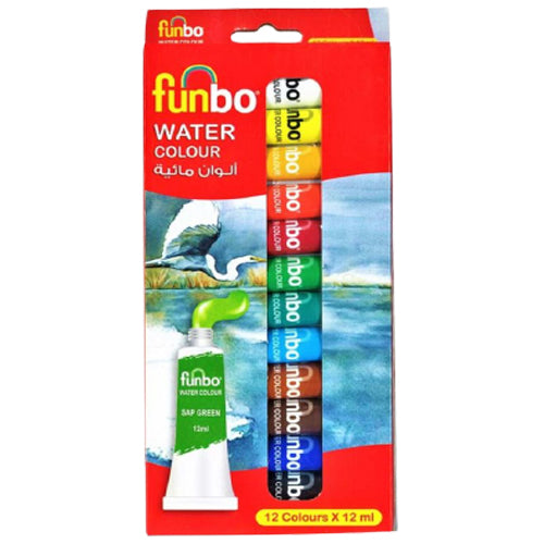Funbo water colour 12ml tube - Al Masam Stationery LLC Main image