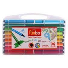Funbo Felt Tip Pen Conical Tip Set - Al Masam Stationery LLC Main image