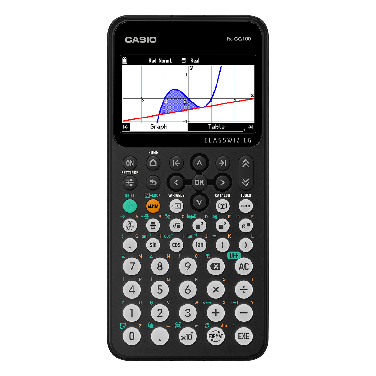 CASIO fx-CG100 Graphing Calculator | ClassWiz 3D & Python Main image