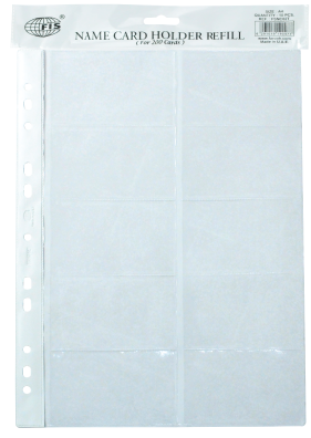 Business Card Holder Refill A4 Size