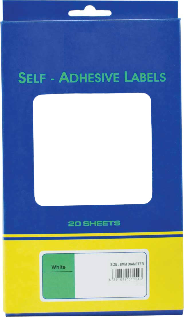 SELF ADHESIVE OFFICE LABEL-30mm - Al Masam Stationery LLC