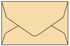 Envelope Brown 7.5*5 inches