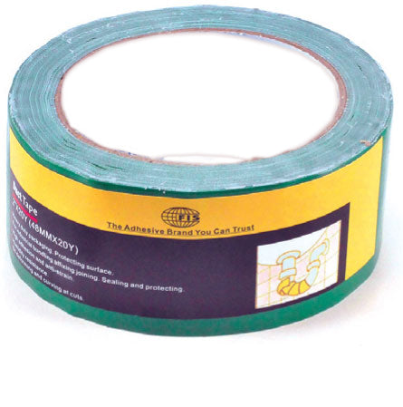 This cloth duct tape is designed for durability and versatility. Measuring 2 inches by 20 yards, it is perfect for a variety of household or industrial tasks. With its strong adhesive and sturdy cloth backing, it provides reliable bonding and can withstand tough conditions.  Cloth Duct Tape 2 inch x 20 yards