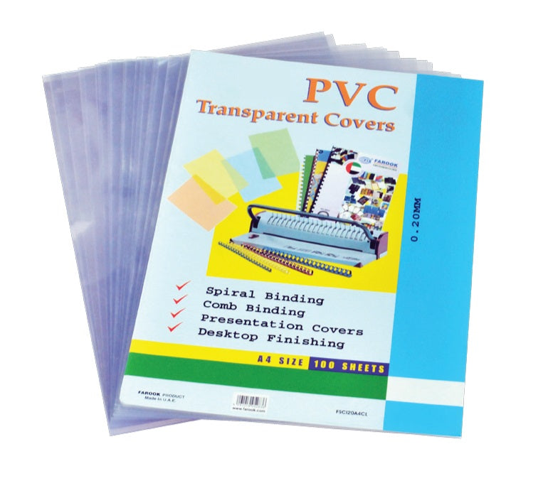 Binding Sheet Transparent A4 Size