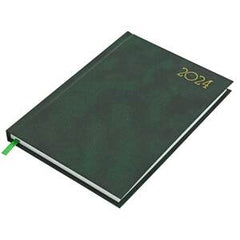 FIS Diary 2024 (English) A5, Green - Al Masam Stationery LLC