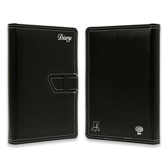 FIS Black A5 Bonded Leather Magnetic Lock 2026 Diary-FSDI86E26D01 - Al Masam Stationery LLC