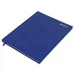 FIS Pocket Diary 2024 English (1 Week at a glance) Blue