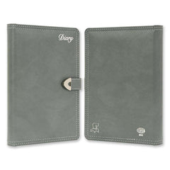 FIS Grey A5 Bonded Leather Magnetic Lock 2026 Diary-FSDI86E26D05