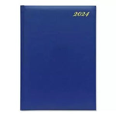 FIS Pocket Diary 2024 English (1 Week at a glance) Blue