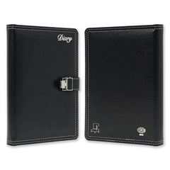 FIS Blue A5 Bonded Leather Magnetic Lock 2026 Diary-FSDI86E26D02 - Al Masam Stationery LLC