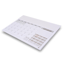 FIS White PVC 490x340mm Arabic-English 2026 Desk Planner - FSDK2AE26WH