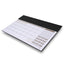 FIS Black PVC 490x340mm English-French 2026 Desk Planner - FSDK2EF26BK