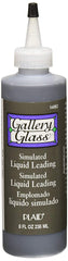 Gallery Glass LIQUID LEAD 8 OZ. BLACK
