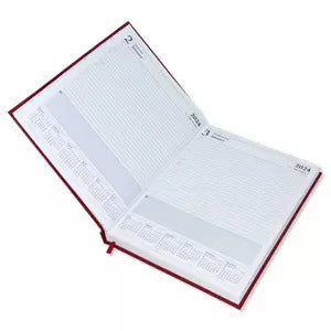 FIS Pocket Diary 2024 (English) Maroon - Al Masam Stationery LLC