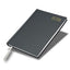 FIS Grey A5 Hard Cover Vinyl 2026 Weekly Diary-FSDI90E26GY